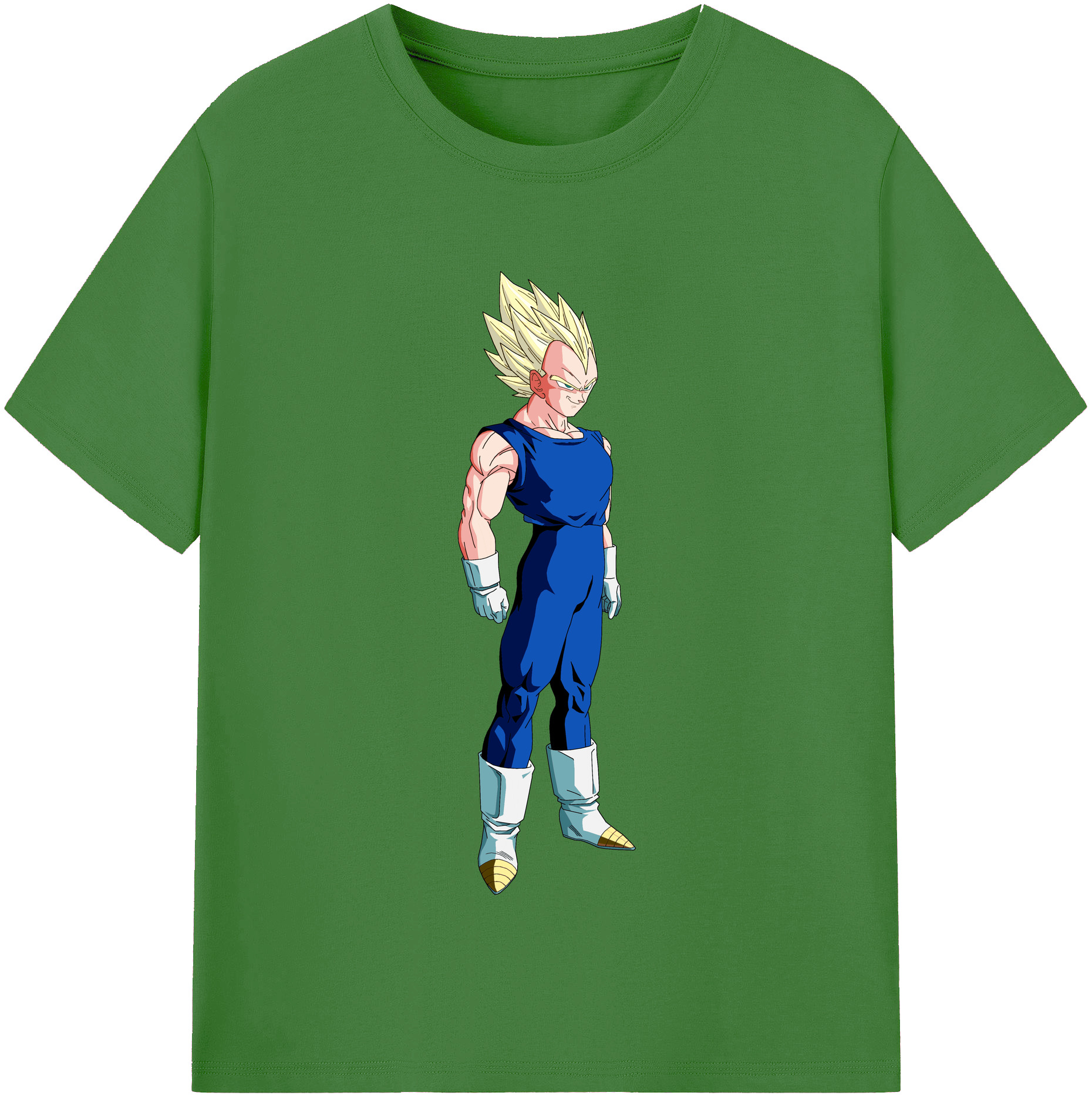 （画像用） ドラゴンボール ベジータ四世（Bejīta Yonsei）DRAGON BALL Vegeta IV レディースカジュアルプリントTシャツ（綿100％）